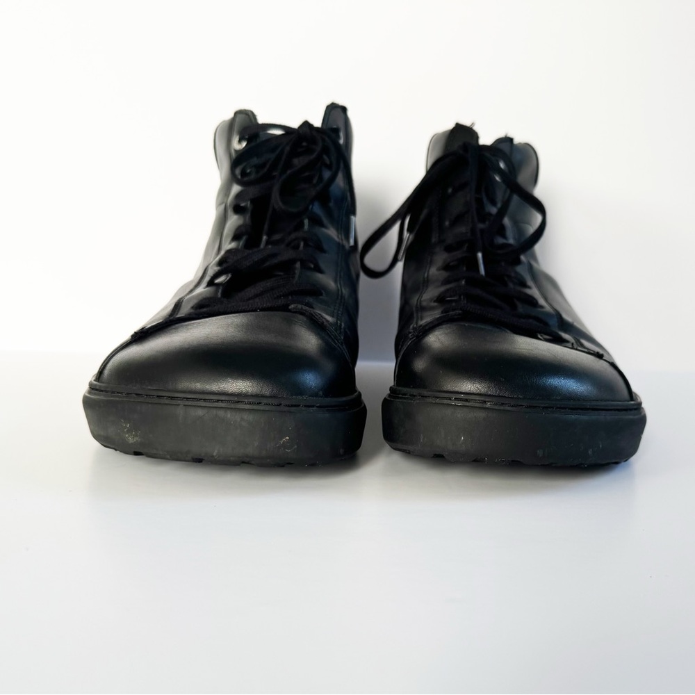 Birkenstock Bend Mid Sneaker in Black Leather | 45 - Picture 6 of 9